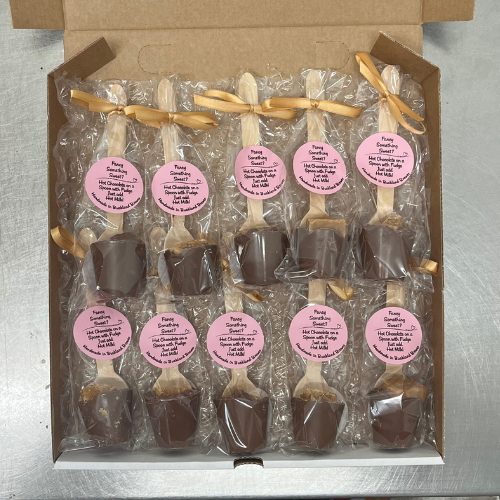 pack of 10 fudge spoons